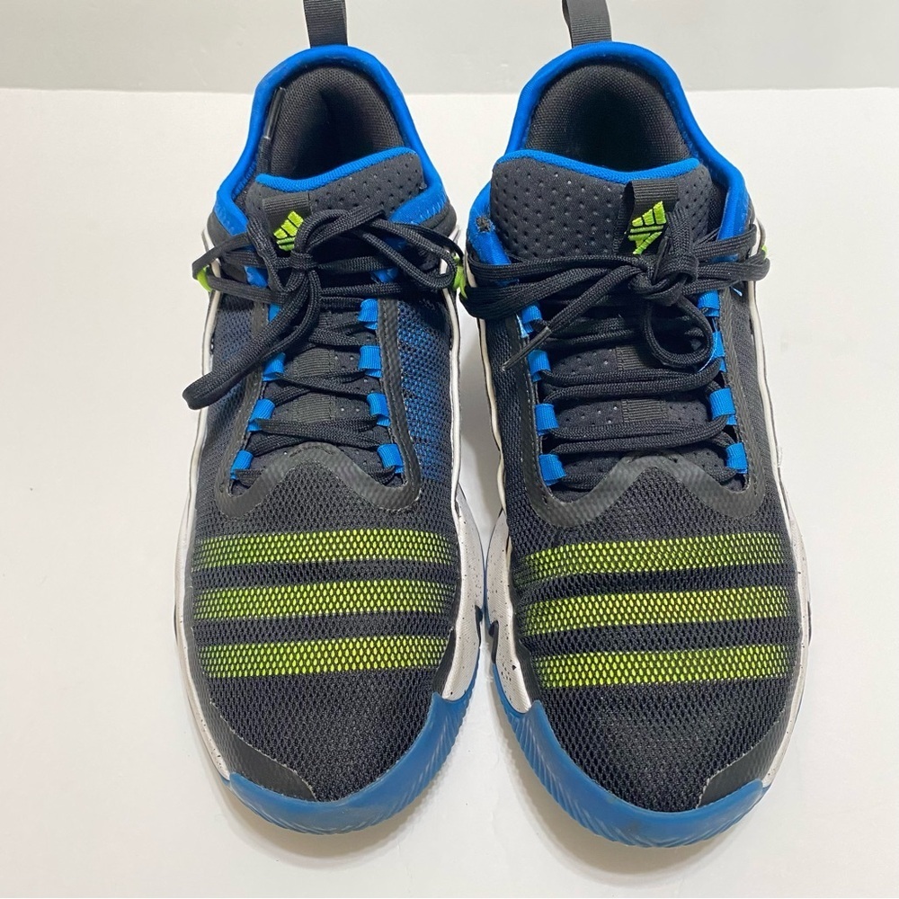 Adidas Trae Unlimited Black Lucid Blue Bird mens sneakers size 81/2 - Picture 4 of 7